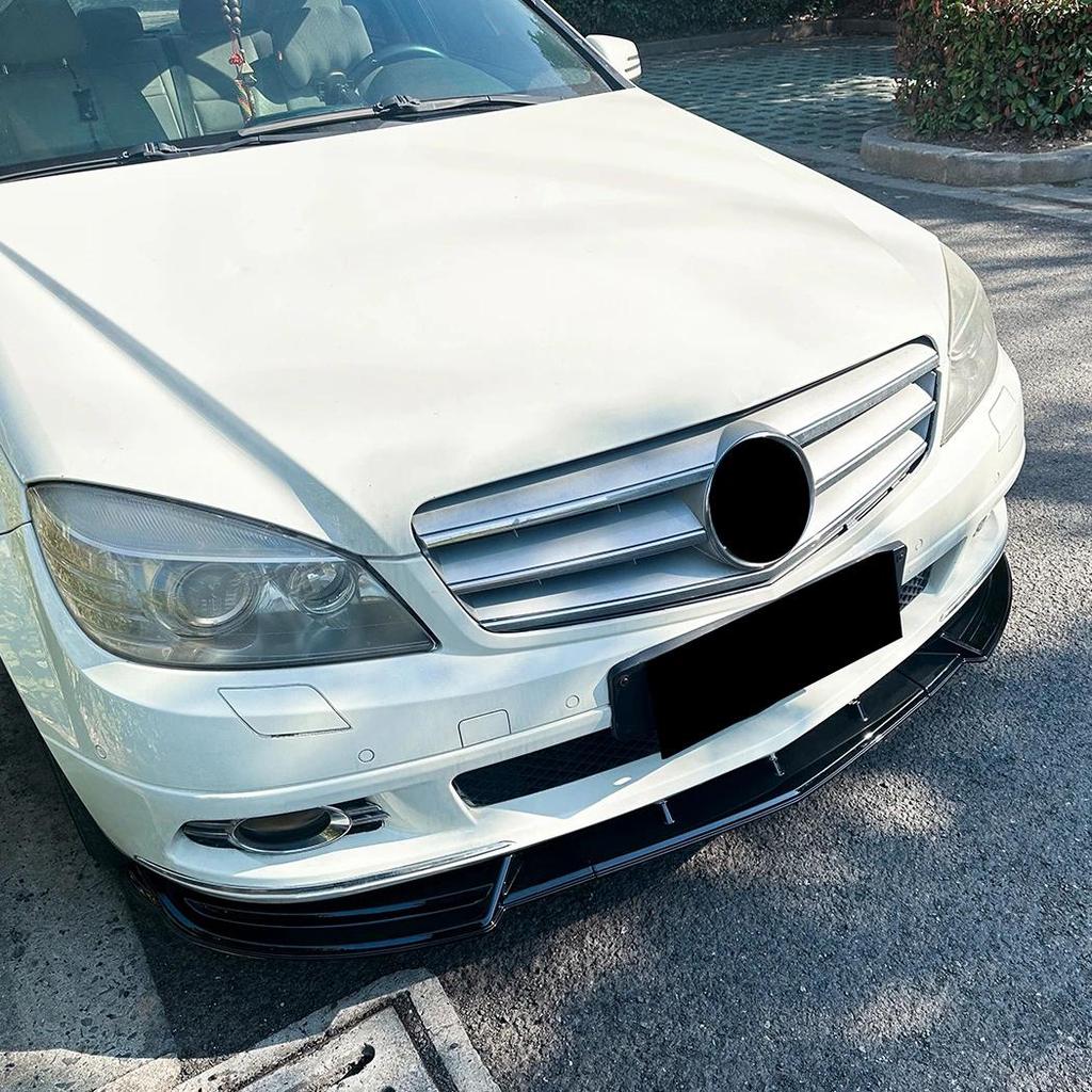 Car Front Bumper Lip Splitter ffuser Lip Body Kit Auto Spoiler Bumper For Mercedes C-Class W204 2007