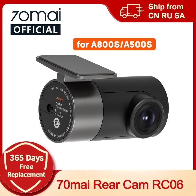 70mai Rear Cam RC06 for 70mai 4K Dash Cam 70mai A800 4K Car DVR Rearview cam 70mai Pro Plus+ for A80