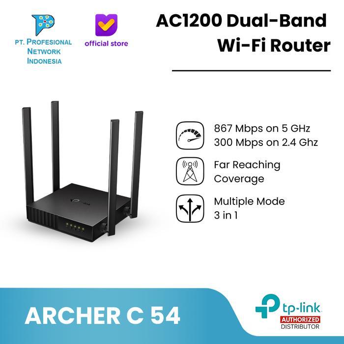 Tp-Link Archer C54 AC1200 Dual-Band Wi-Fi Router TpLink Archer C 54