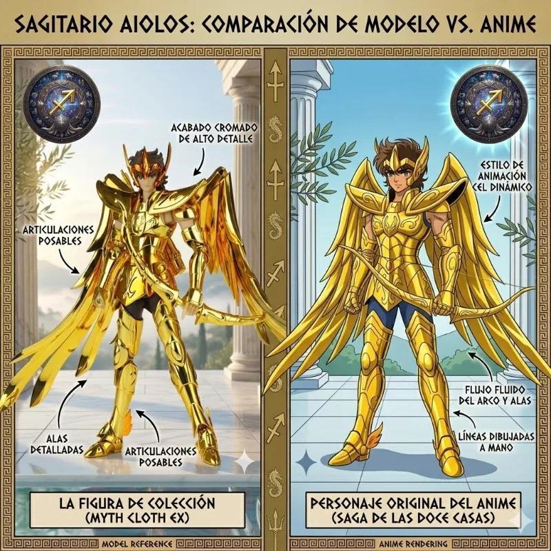 [In Stock] Saint Seiya MST Sagittarius Aiolos OCE Dark Starlight Gold Saint Myth Cloth EXM Metal Arm