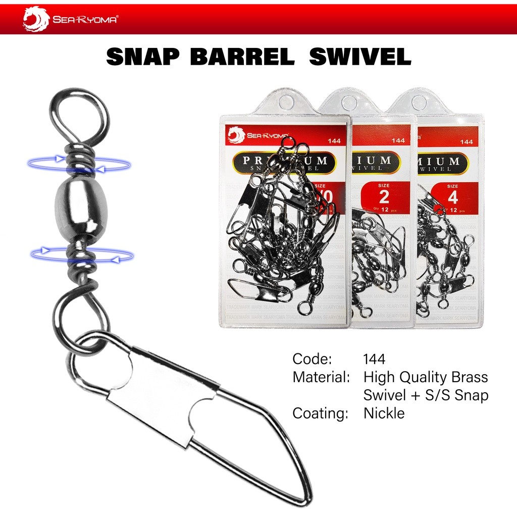 TERLARIS Searyoma Snap Swivel / Kili kili2 Peniti 144 Pancing Laut Danau Empang