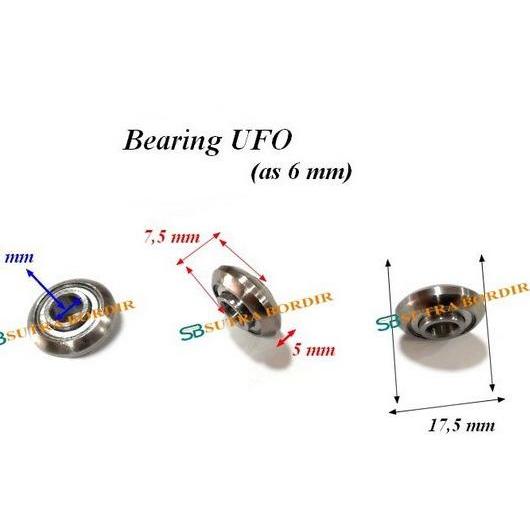 bearing ufo as 6mm bearing ufo diameter as 6mm BEARING UFO FRAME REL linear bearing as 6mm by Jossco