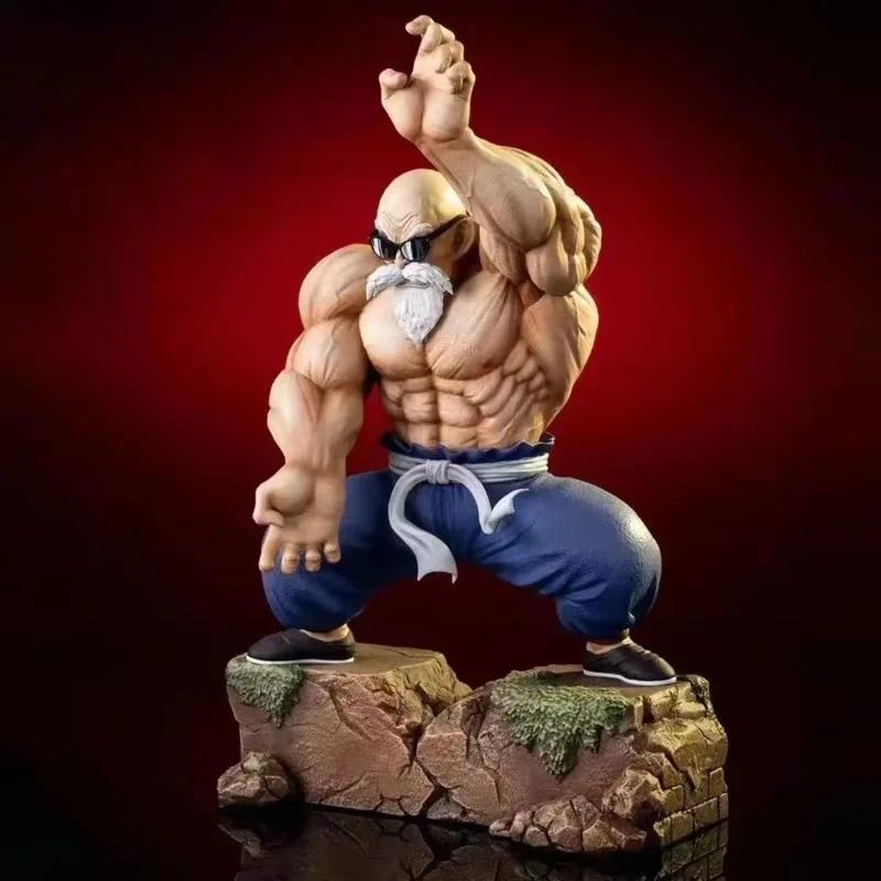 25cm Dragon Ball Turtle Style Qigong Muscle Turtle Immortal Double Head Figure Model Statue Ornament