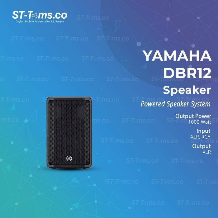 Yamaha DBR12 DBR-12 Active Speaker 12 Inch Output 1000 Watt - 1Pcs