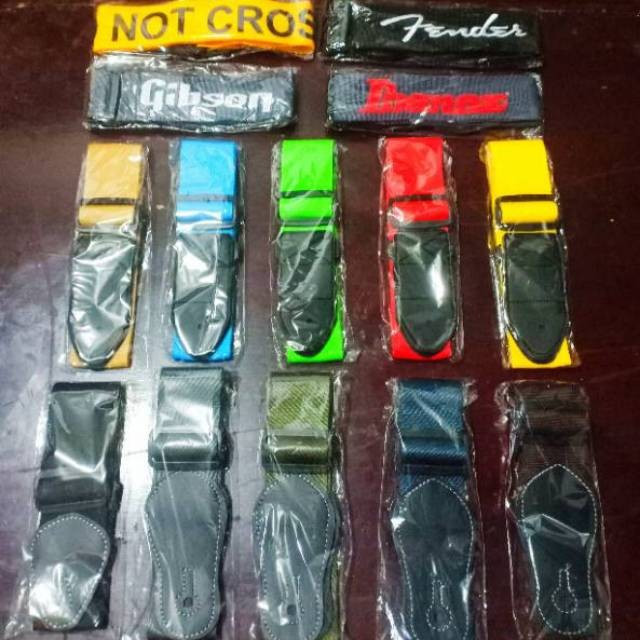 Strap Gitar / Sabuk Gitar Elektrik Akustik Polos SHINPO Ukulele