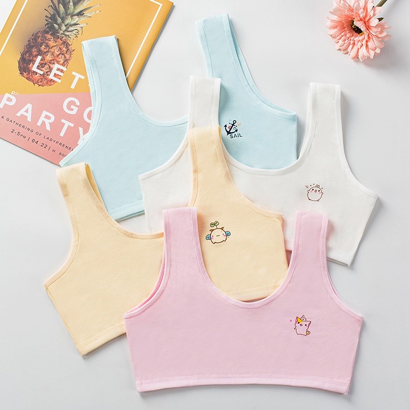 Tank Top Bra Wanita 6719 Miniset Anak Perempuan Pakaian Remaja Tanpa Busa Murah HC