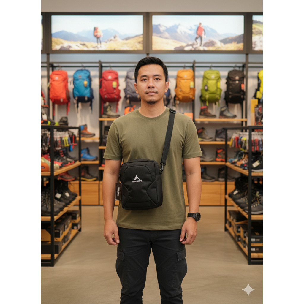 TAS SELEMPANG EIGER 2022 COWOK KOTAK PRIA WANITA TERBARU BERKUALITAS KEREN - A6SPORT