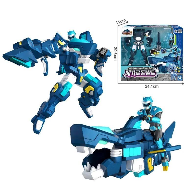 Mini Force 2 Super Dino Power Transformation Robot Toys Action Figures MiniForce X Simulation Animal