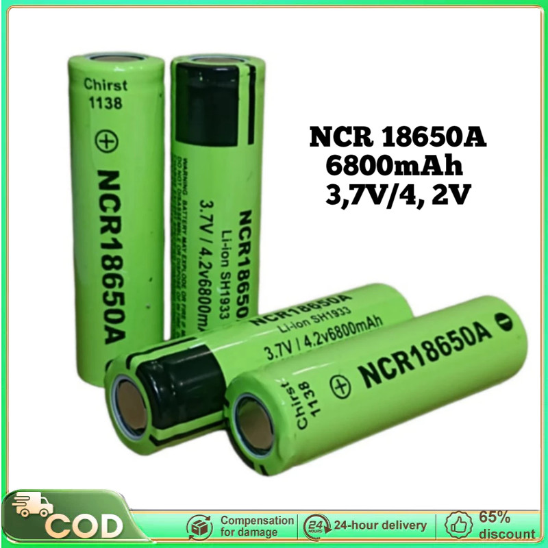 Battery Rechargeable Lithium18650 6800MAH 3.7V - 4.2V Original Battery Batre Lithium Li-ion NCR 1865