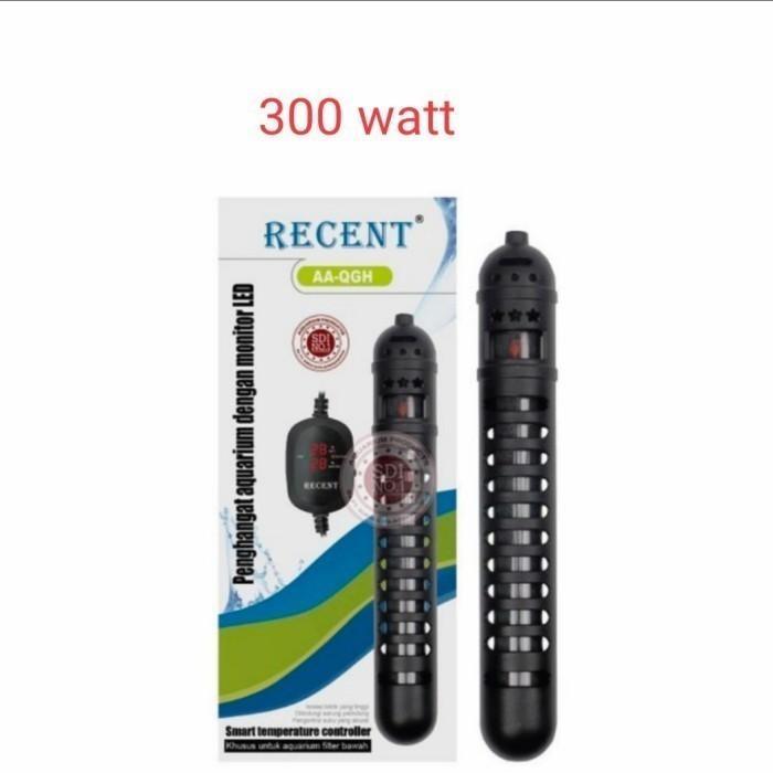 aquarium kolam ikan SMART heater RECENT QGH auto 300 watt
