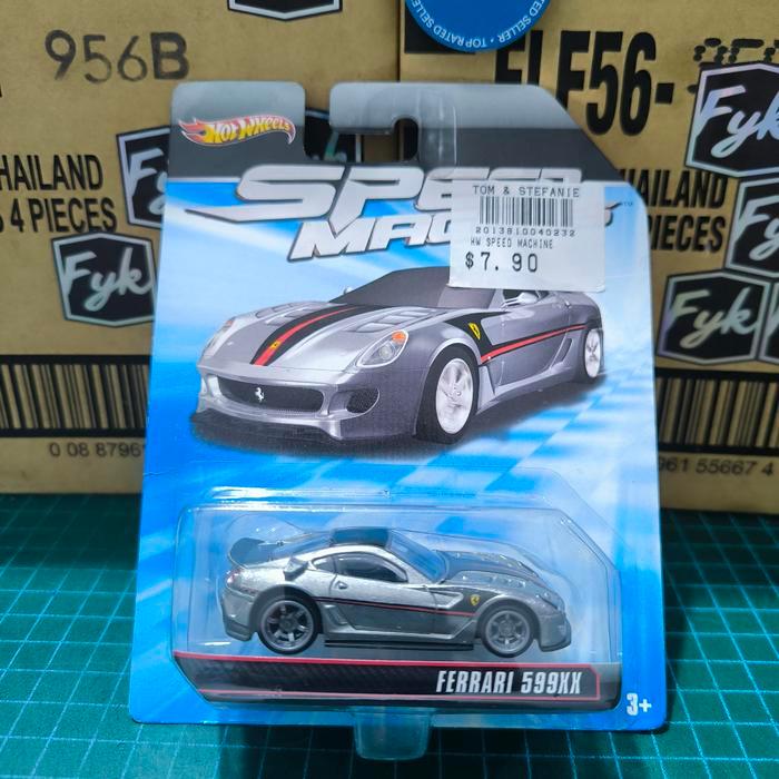 Hot Wheels Hotwheels Ferrari 599XX Speed Machines ZAMAC
