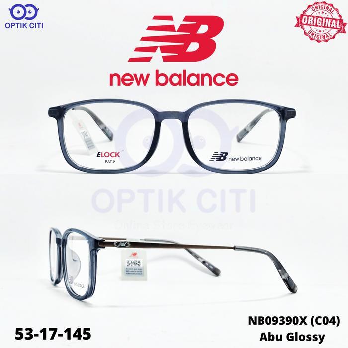 Frame Kacamata Kotak Pria Wanita Original New Balance Original NB 09390 Ada Elock