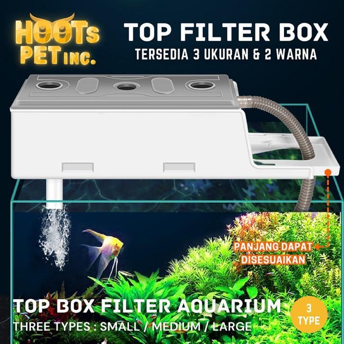 Top Filter Box Aquarium Kotak Filter Talang Atas Akuarium Kolam Ikan