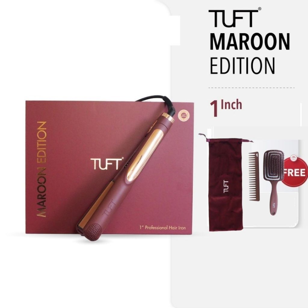 Tuft V2 Diamond Plus 1 inch - Catok 1" - Catokan Rambut - Catok Tuft Original