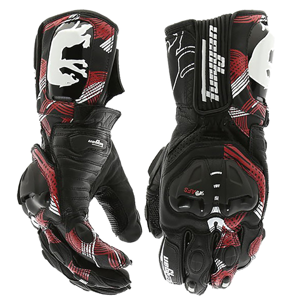 Furygan Motorcycle Gloves Men's Leather Motocross Racing Glove Bicycle Cycling Motorbike Riding Glov