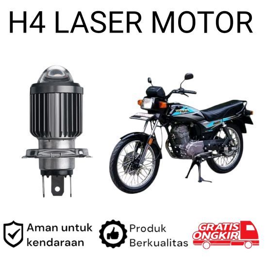 1pcs Lampu depan LED H4 Laser Putih motor Honda GL MAX Koko