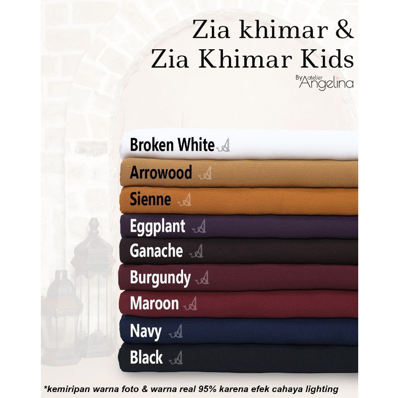 HF - Atelier Angelina Zia Khimar Anak HARDPAD Ramadhan Series