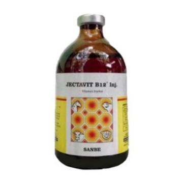 VITAMIN B12 SAPI DOMBA BABI KUCING (JECTAVIT B12 100 ML)