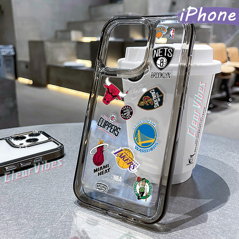 Brand Label Glossy PC HardCase iPhone 16 13 15 11 12 14 Pro Max XR X Xs Cowok Akrilik Casing hp 6/6s