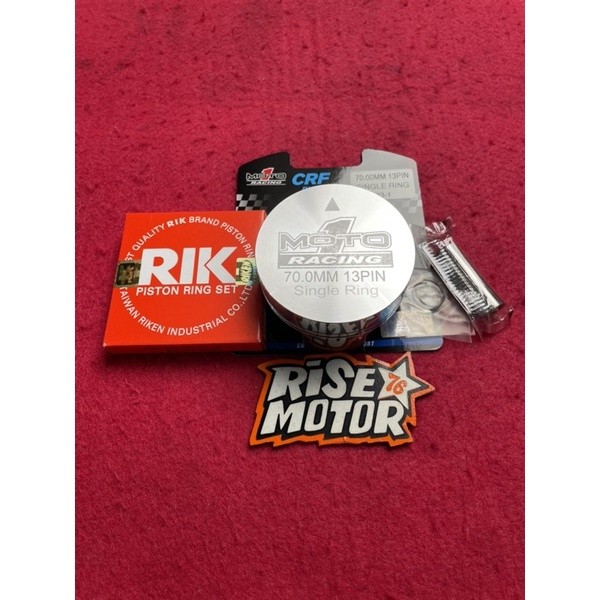 PISTON MOTO 1 70 PEN 13 SINGLE RING CRF CASTING TAIWAN