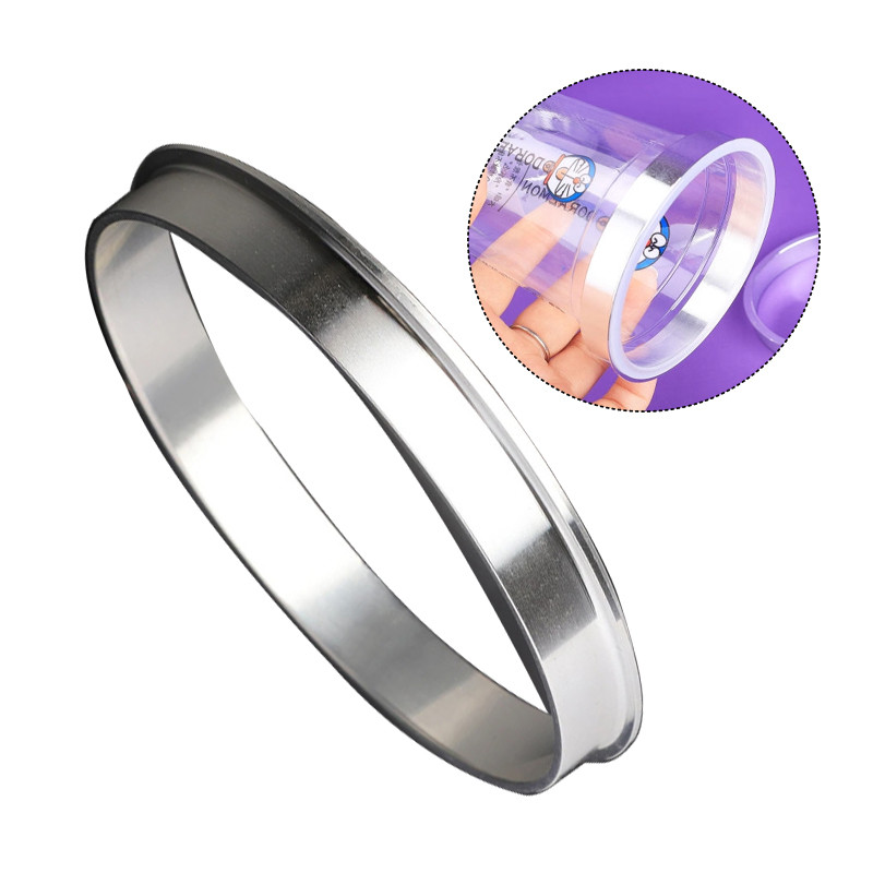 Manual Ring Cup Sealer Aluminium 90mm Ring Cup Sealer Almunium untuk Bubble Tea Paper Plastic Cup Ma