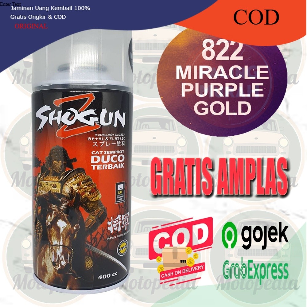 Cat Semprot Jepang Cat Semprot Pilok Pilox Pylox Shogun Z Miracle Purple Gold Ungu Emas Bunglon 822