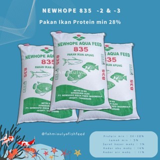 PAKAN IKAN MURAH PAKAN IKAN NEWHOPE 835 -2,-3 (PAKET 1 KG) Pakan Apung Ikan Lele Nila Gurame Patin G