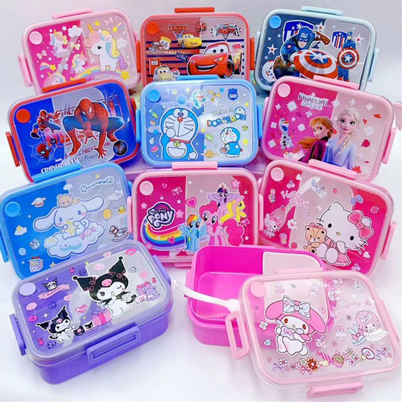 Kotak Bekal Buah, Kotak Bekal Sanrio, Kotak Bekal Pelajar, Kotak Bekal Anak Bergambar Kartun