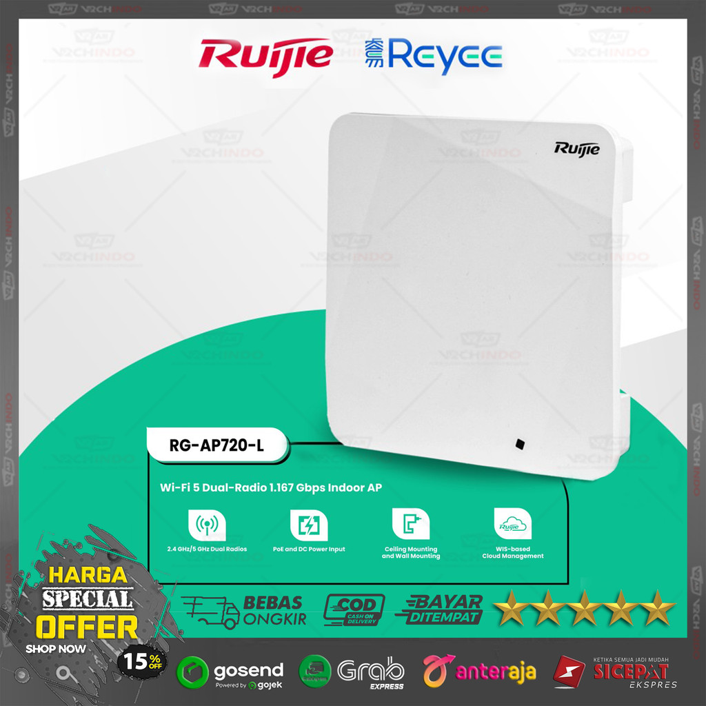 RG-AP720-L RG-AP720L RG AP720L Ruijie - Access Point Ceiling Indoor 