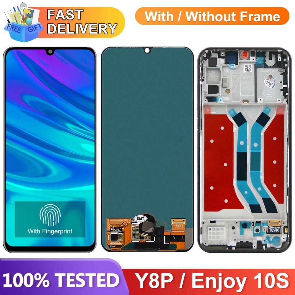 6.3" Y8p splay Screen Repalcement, for Huawei Y8p AQM-LX1 Lcd splay Touch Screen gitizer with Frame 