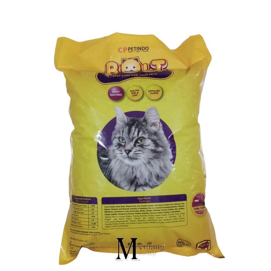 Bolt 1Kg Tuna Donat - Makanan Kucing Murah - Repack - Cat Food - 1Kg