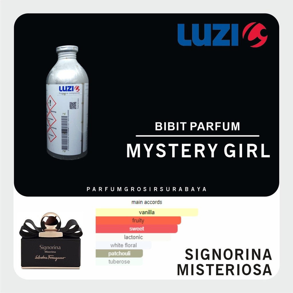 [PGJ] Bibit Parfum - MYSTERY GIRL | Signorina Misteriosa | Luzi | 500gr Segel