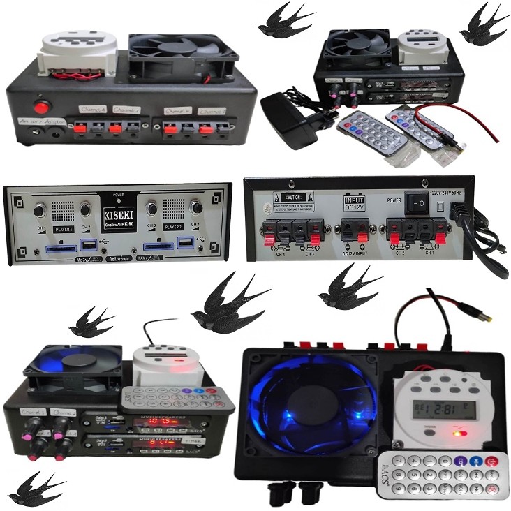 ampli / amplifier suara burung walet otomatis original