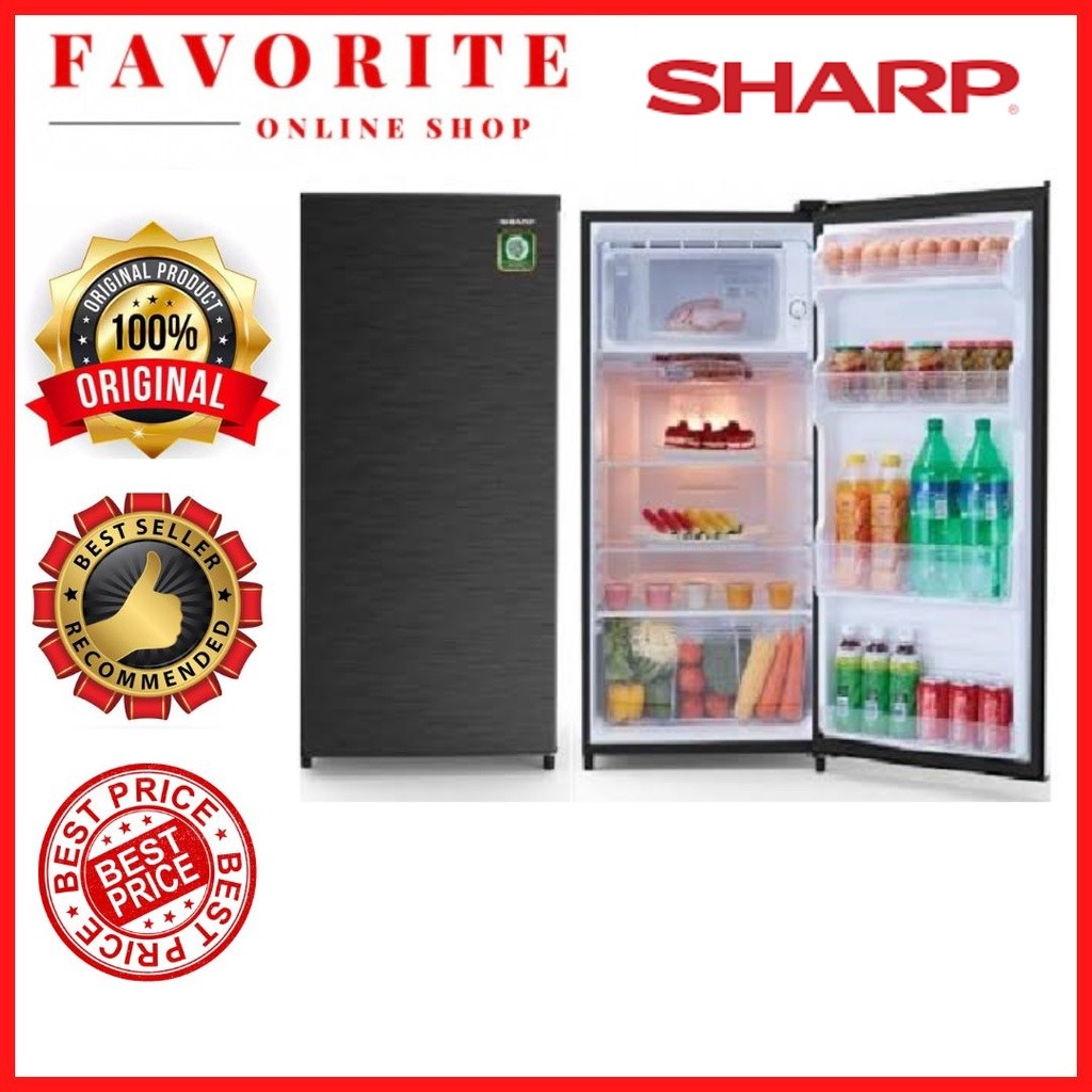 GS KULKAS SHARP 1 PINTU SJ N182N HS SJN 182 NHS SJ N182