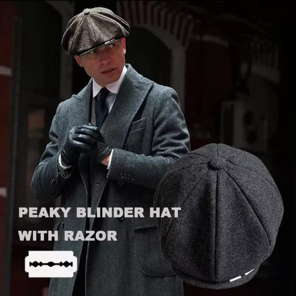 Topi Vintage Baret Peaky Blinders Cap Newsboy Topi Apolo Baret Pria Wanita Topi Baret Hat Topi pria 