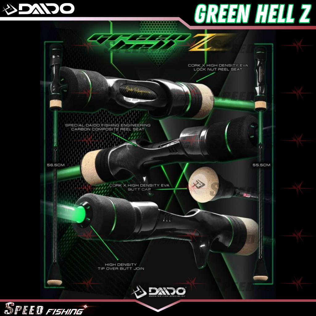 Joran Pancing Daido Green Hell Z Spinning Jigging