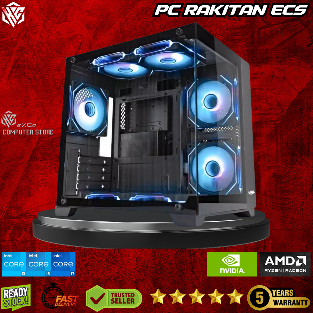 PC Gaming 3 Jutaan PUBG & Point Blank | Ryzen 3 RAM 8GB SSD 128GB HDD 500GB | ECS PRIME