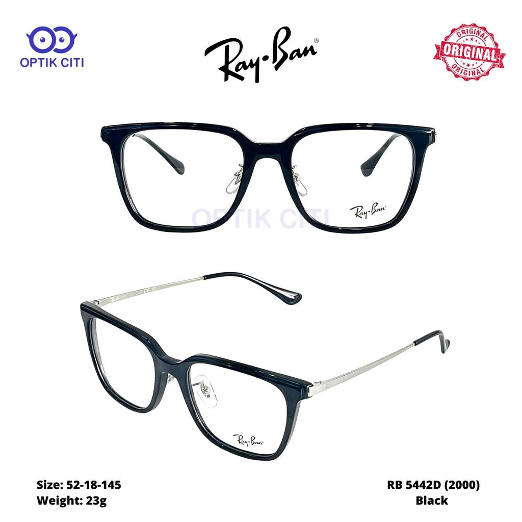 Frame Kacamata Pria Wanita Rayban Original RB 5442 -2000- Black