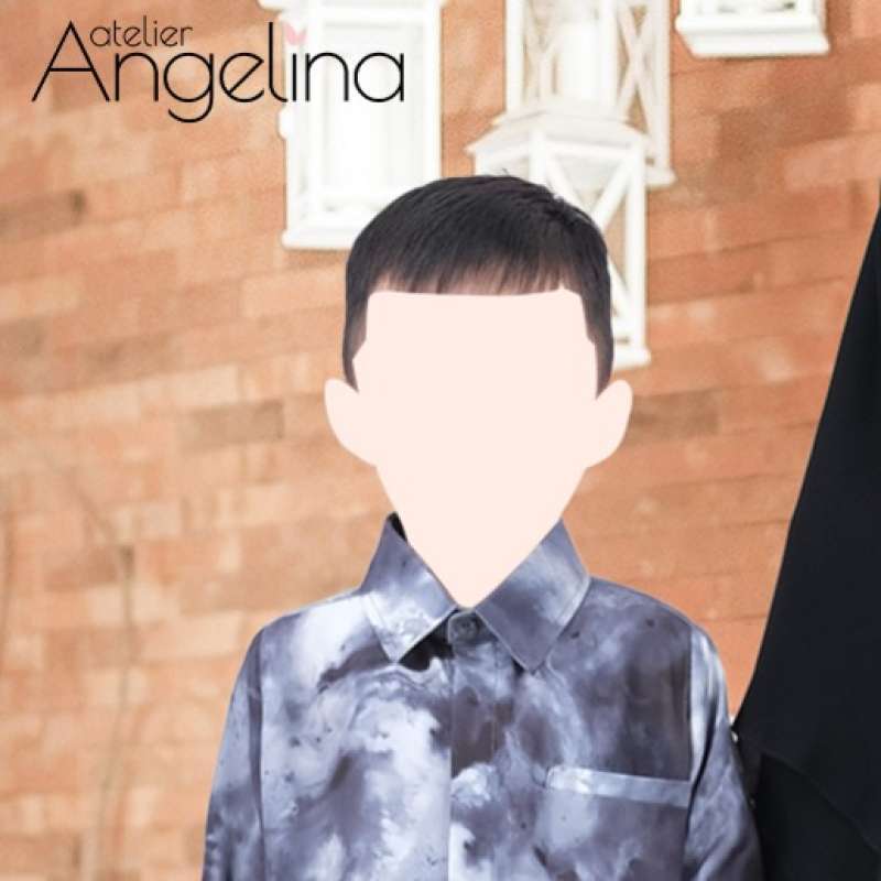 Atelier Angelina Samawa Koko Kids Tangan Pendek Gradient Flow - Stunning Shadow