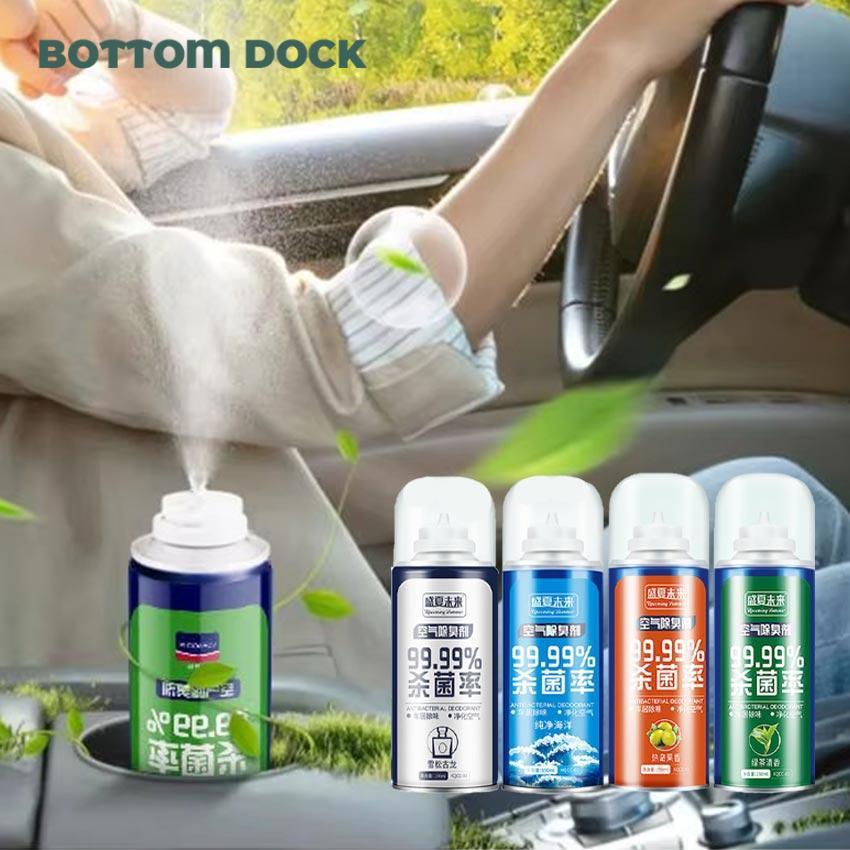 Pengharum Mobil Sterilisasi 99.9% Anti Bakteri / Penghilang Bau Ruangan & AC / Semprotan Aromaterapi