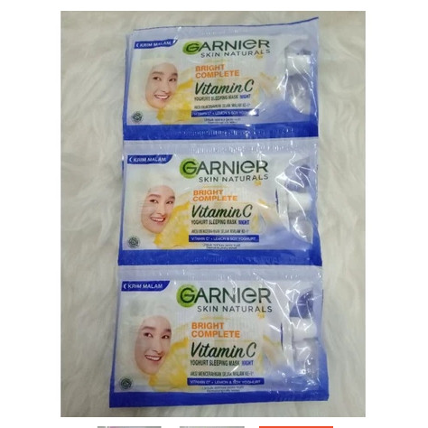 (NEW ARIVAL) Garnier NIGHT CREAM Sachet 7ML - Cream Malam original