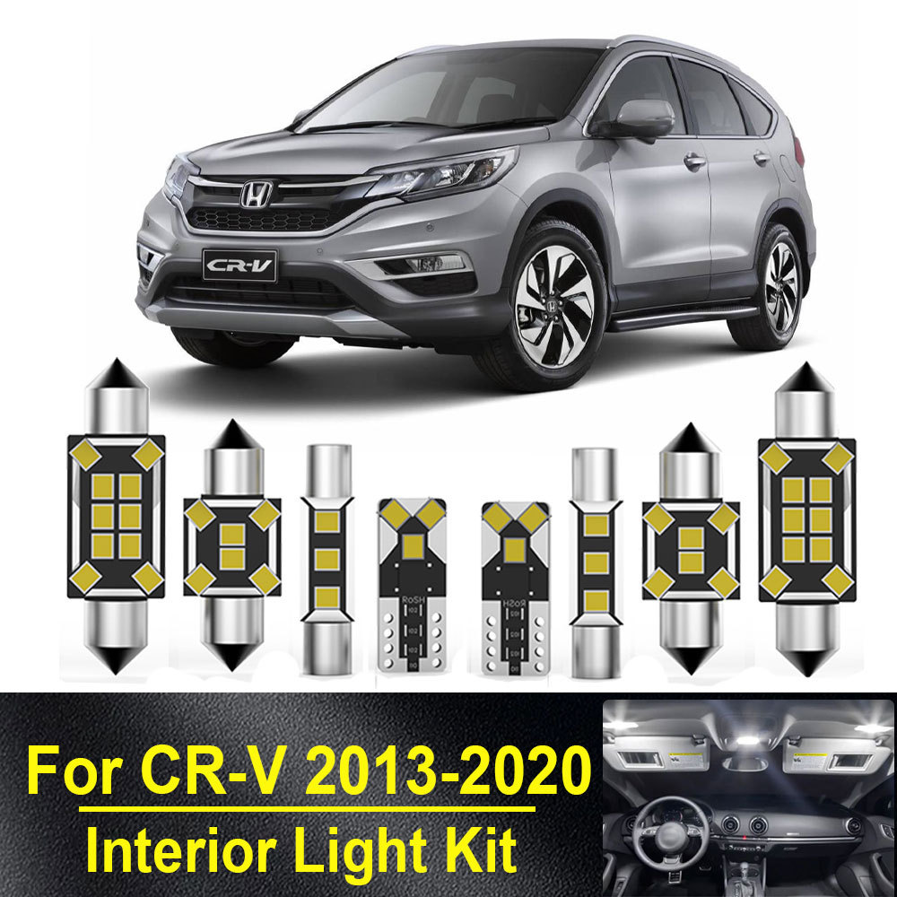 12Pcs Canbus LED Interior Light Bulb Kit For Honda CRV CR-V IV MK4 4 2013 2014 2015 2016 2017 2018 2