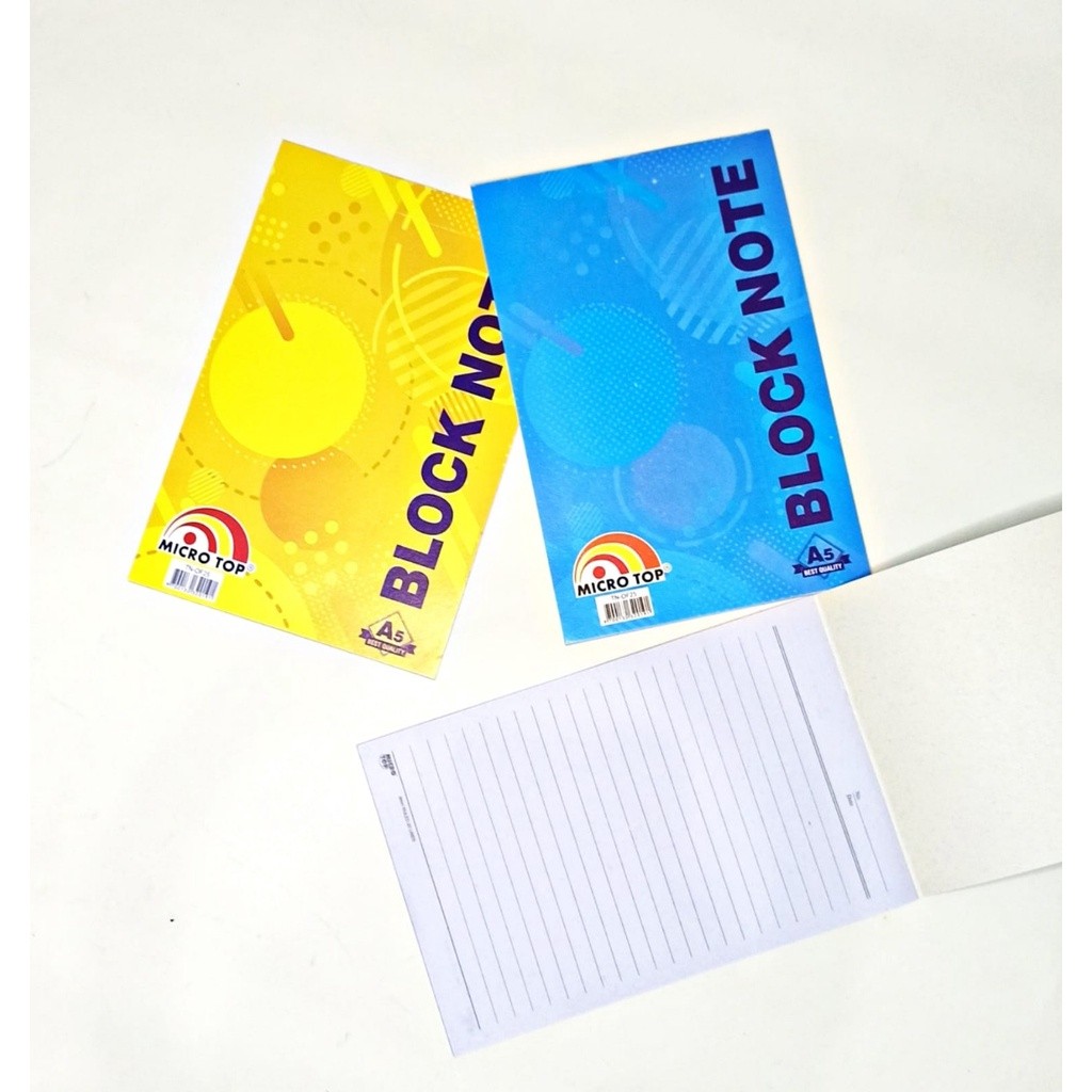 GG Block Note MICROTOP Polos(minimal 4)/ Memo / Bloc Note / Buku Memo/Buku Notes
