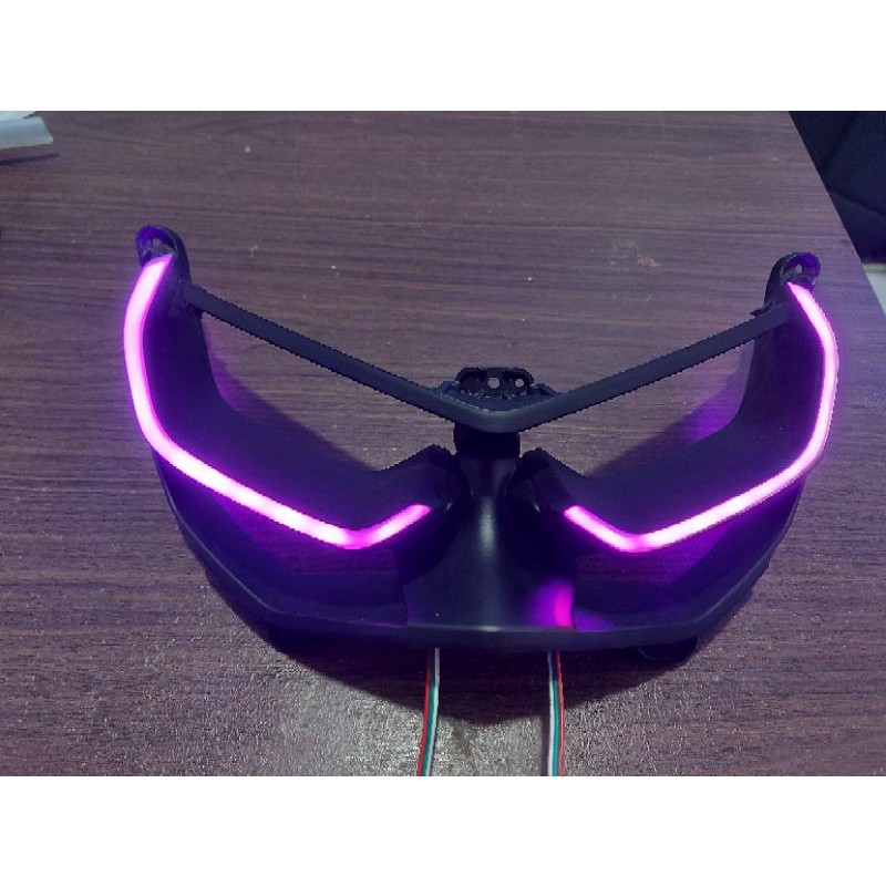 Garasi Biled Frame Headlamp Nmax New Custom Alis Lazy Remote Rgb