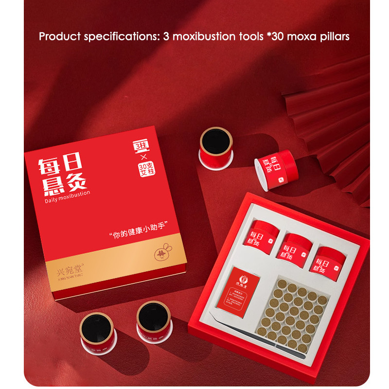 FX 1 Box Moxa Tempel Moksa Stick Moxibustion Kotak Alat Moksibusi