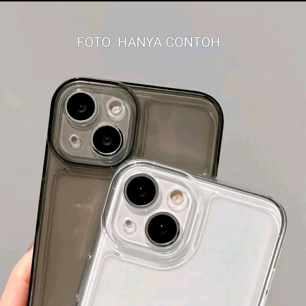 PROMO Softcase clear black for OPPO RENO 7Z/RENO 8Z/A96 5G silikon space pelindung belakang hp