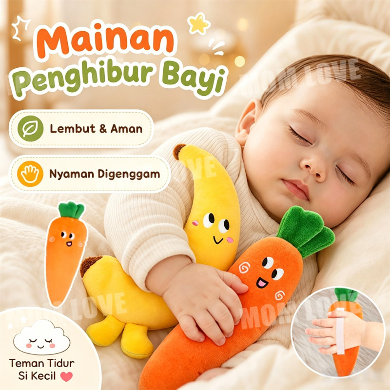Bayi Mainan Menenangkan Mainan Penghibur Bayi Mainan Tangan Bayi Anti Kaget Mainan Tangan Bayi Lucu 