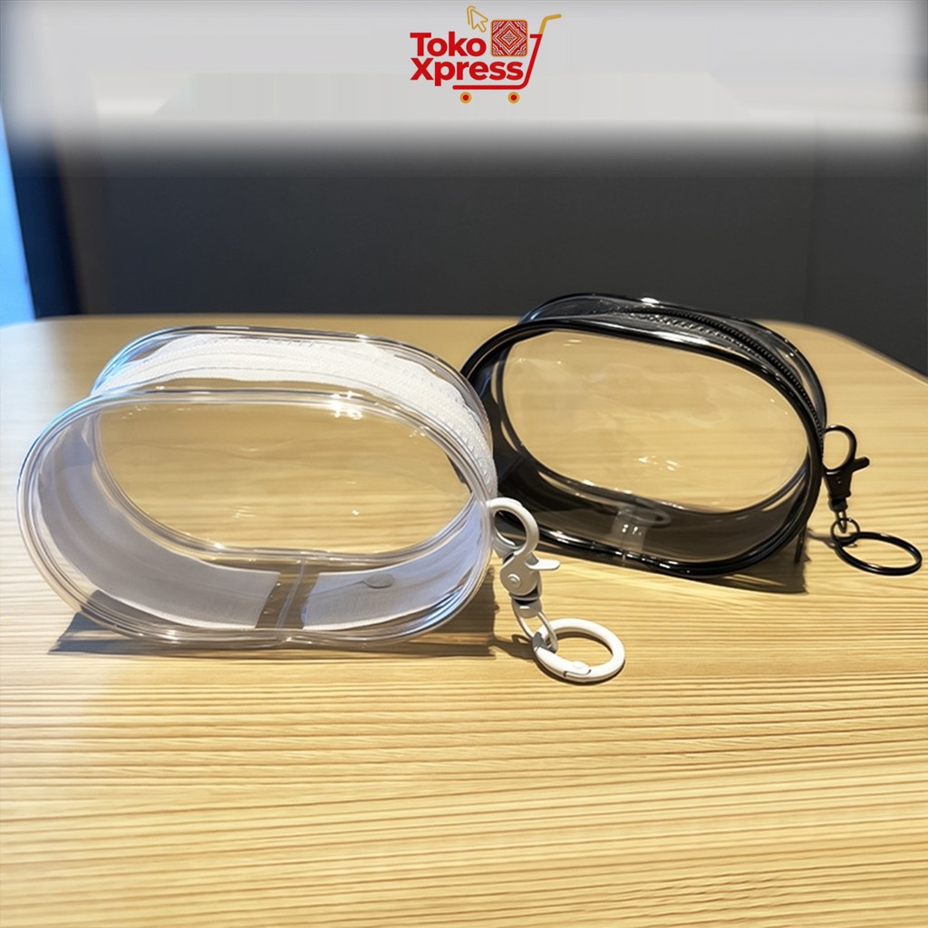 Toko Xpress Tas Pelindung Elektronik Bening Anti Gores Gantungan Tas Portable Untuk Menyimpan Kabel 