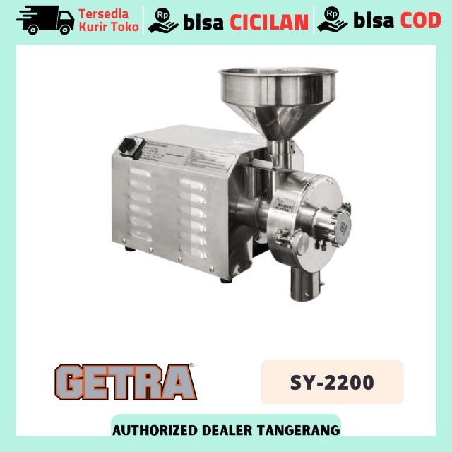 GETRA SY 2200 SY-2200 DISC MILL MESIN PENEPUNG KHUSUS BAHAN KERING