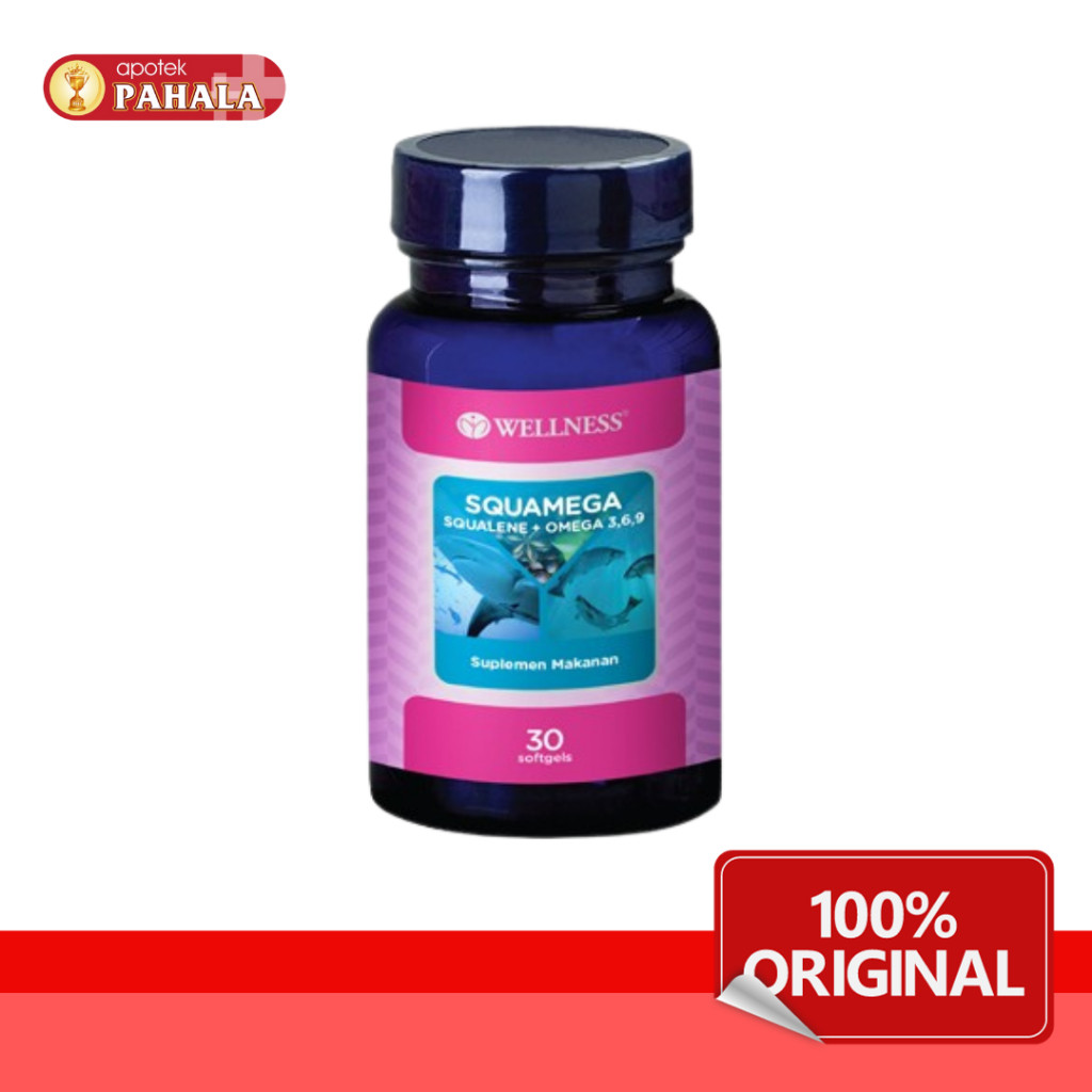 Wellness Squamega (Squalene + Omega 3,6,9) 30 SoftGel